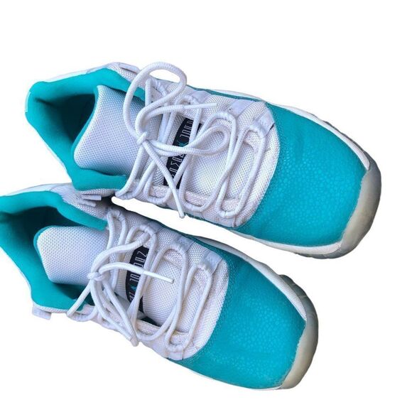 Rare 2013 air jordan 11 retro low aqua safari size 8 - Picture 8 of 16